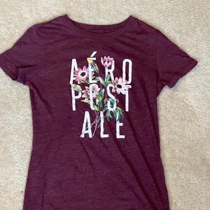 Maroon Aeropastle T shirt